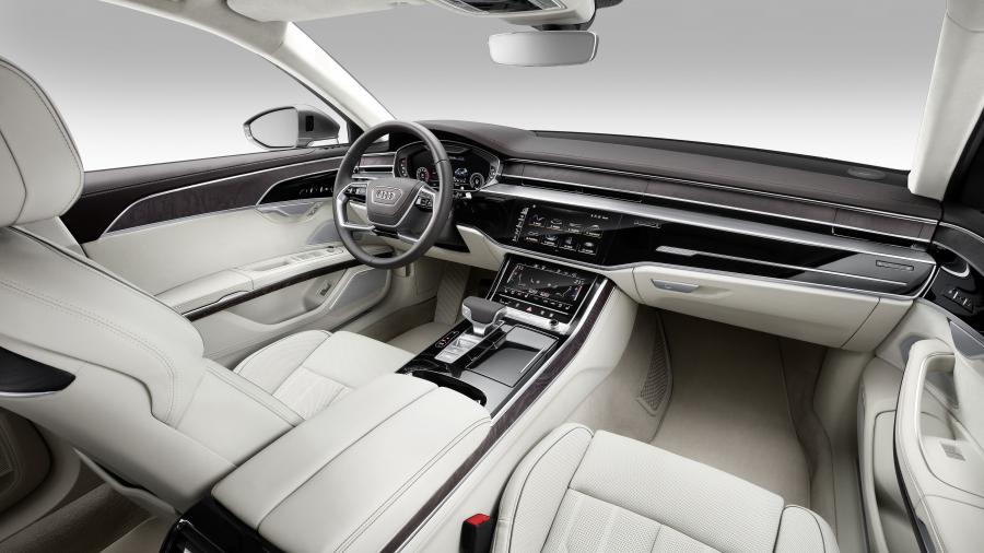 Интерьер Audi A8 L 55 TFSI Quattro (D5) 2017 года  (WW) (фото 26 из 116)